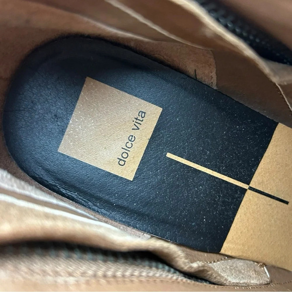 Dolce Vita Jaeger Teak Brown Nubuck Booties 9.5 - Picture 7 of 7